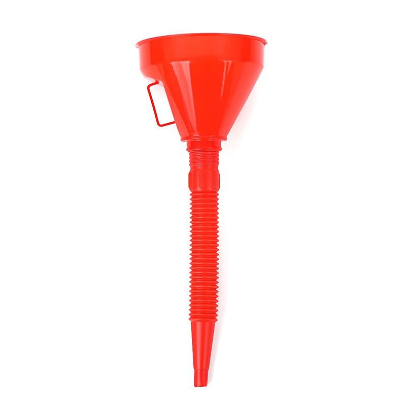 

32cm Refueling Funnel With Filter Motorcycle Refuel Engine Oil Funnel Moto Car Long Mouth Funnels Repair Filling Tools красный