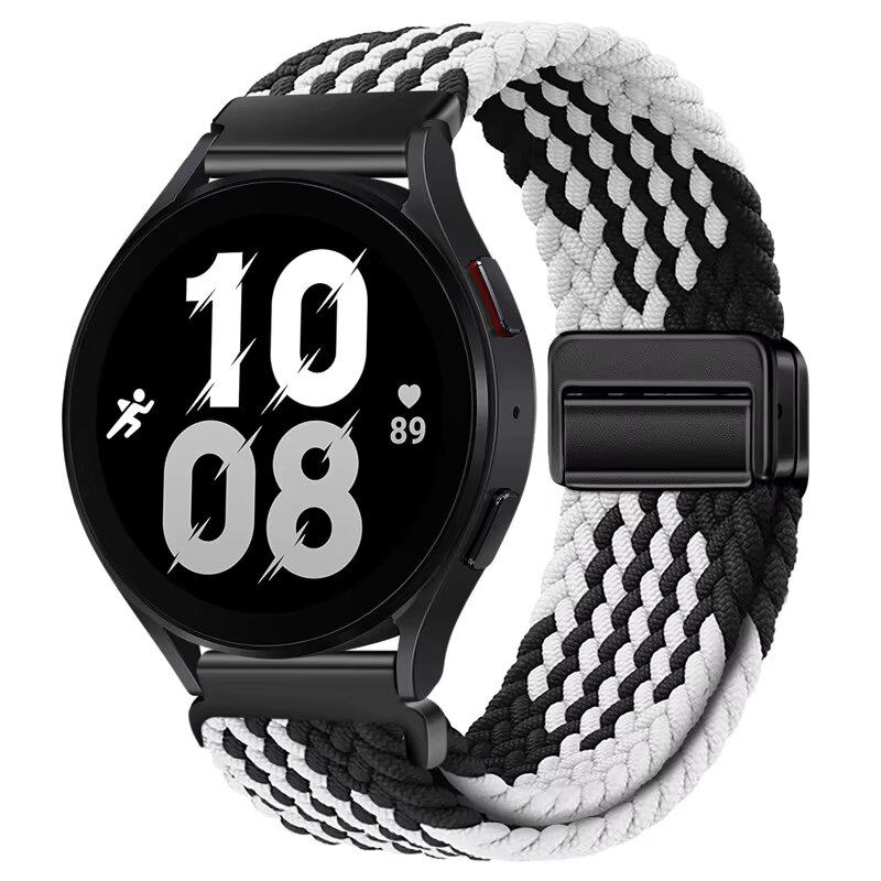 Weaves Nylon Loop Strap For Samsung Galaxy Watch8 40 44mm Magnetic Wristband For Galaxy Watch 8 Classic 46mm Band Sport Bracelet