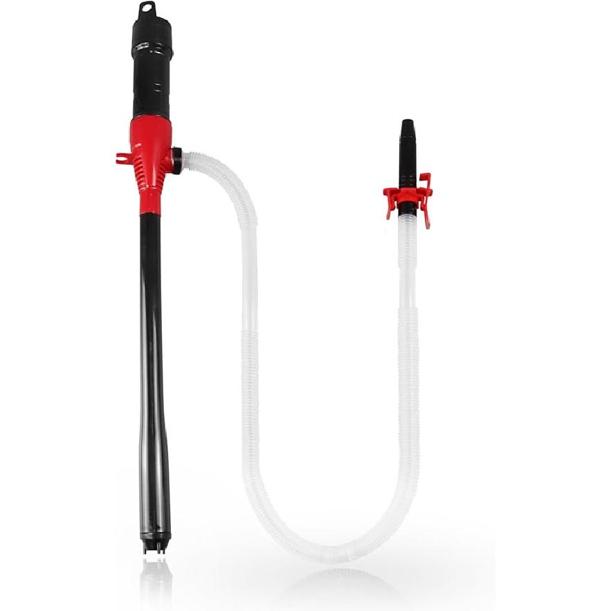 Fuel Transfer Pump With Clip -Battery Operated Gas Pump - Liquid Transfer Pump For Water Kerosene Gasoline Pump - Battery Powered Water Pump, 2.2