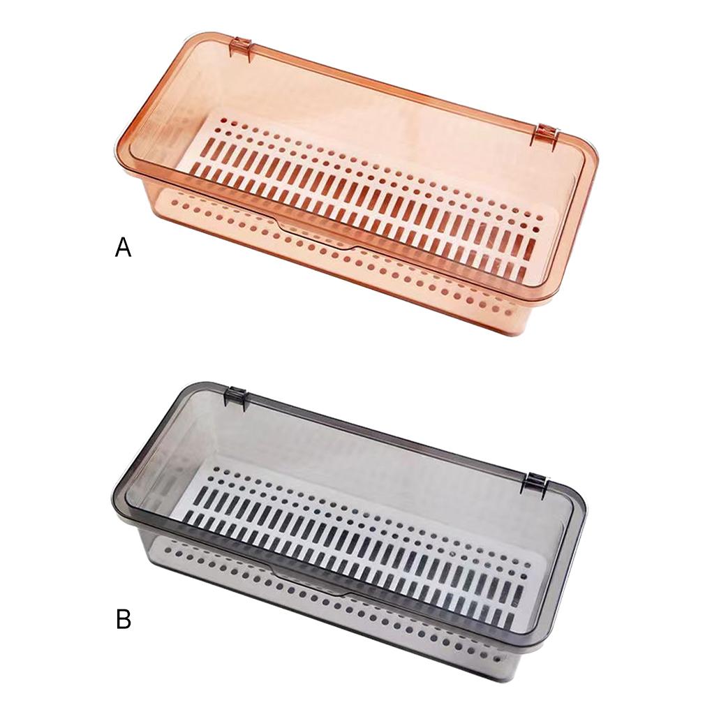 Cutie de depozitare a tacâmurilor cu capac, soluție de depozitare convenabilă și multifuncțională, cutie pentru bețișoare