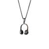 "Yuedong Melody" Retro Earphone Shape Pendant Necklace Trendy Brand Versatile Premium Sense Collarbone Chain