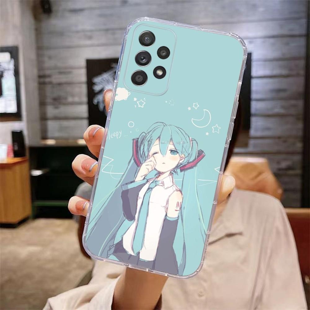 Anime M-MIKUS-S Phone Case For Samsung A 71,70,52,51,4G,40,31,50,20,21,S,12,10,Note20 Ultra,4G,Ultra,Soft Transparent Case