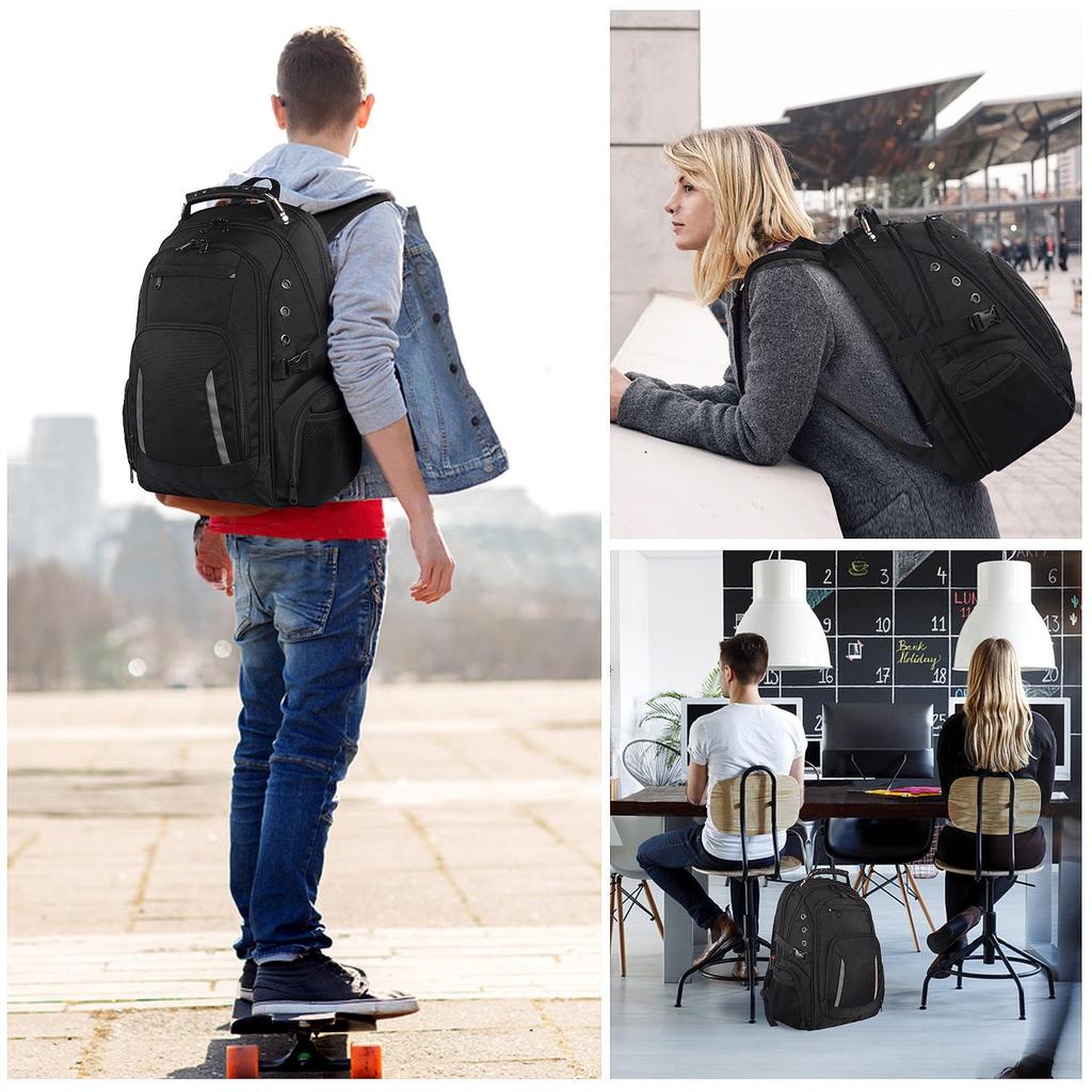 Unisex Anti-Theft School & Laptop Backpack