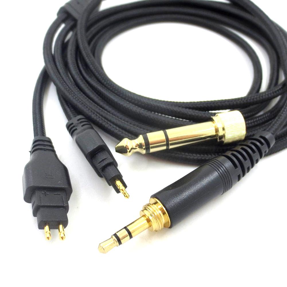 Sound Card Audio- Cables Headphone Replacement Cable for Sennheiser HD580 HD600 HD650 HD660S 3.5mm Jack Headphones