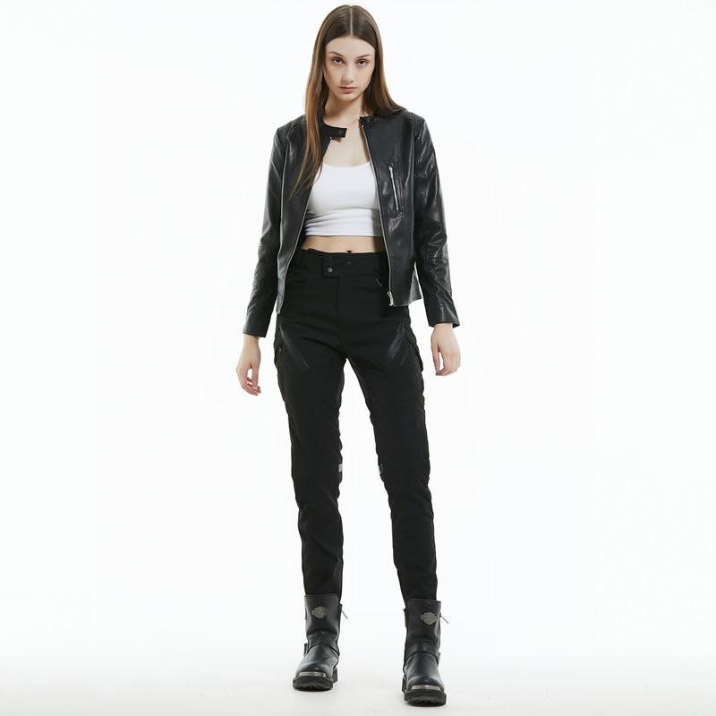 Womens Motorcycle Riding Pants High-Waist Stretch Breathable Windproof Crash Protection Outdoor Biking