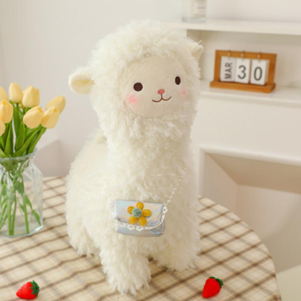 

Милая плюшевая игрушка альпака *** тряпичная кукла кукла для игрового автомата подарок на день рождения ребенку девушке 28cm