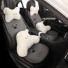 West Highland White Terrier Puppy Car Seat Cushion for MG Models (MG4, MG5, MG6, MG7, ES5) – Cute Cartoon Design for All Seasons.