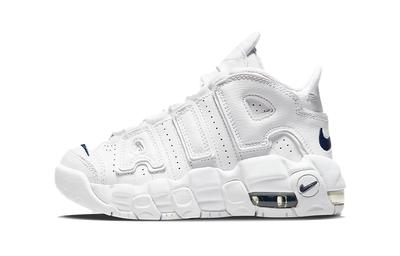 Air More Uptempo White Navy Swoosh PS DH9723-100