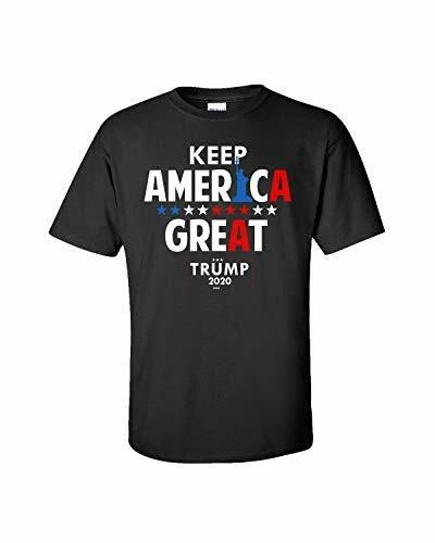 Political Keep America Great Again Adult Tee Shirt Black S