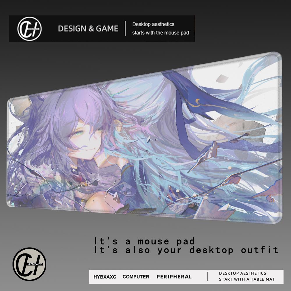 Jing Liu Mouse Pad Honkai Star Rail Jingliu Large Mousepad Computer Keyboard Padding Anime Gaming Accessories Desk Mat