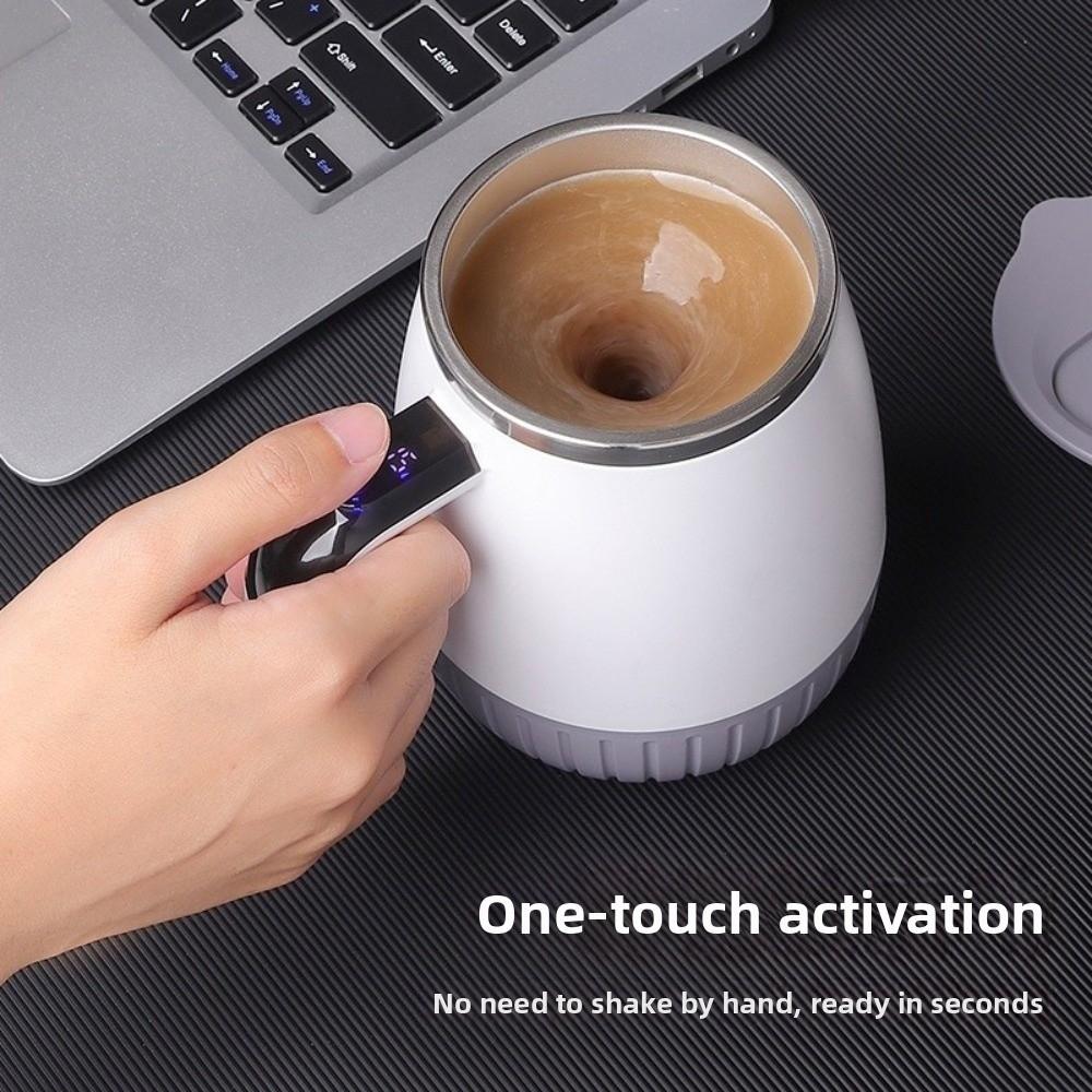 Smart Automatic Stirring Cup 316 Stainless Steel Magnetic Mixer Coffee Mug  Household Use