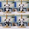 Pandabär Plüschtier Anhänger Aus Kurzem Plüschmaterial Für Tier Sammler