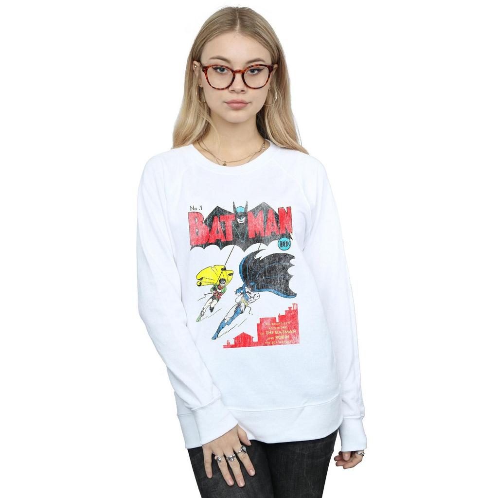 DC Comics Womens/Ladies Batman Issue 1 Cover Sweatshirt