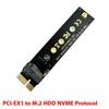 Fast Speed PCIE3.0 1X 16X Adapter Card for M.2 NVME Soilid Disks Testing on 1X/16X Slots Without Chip Required