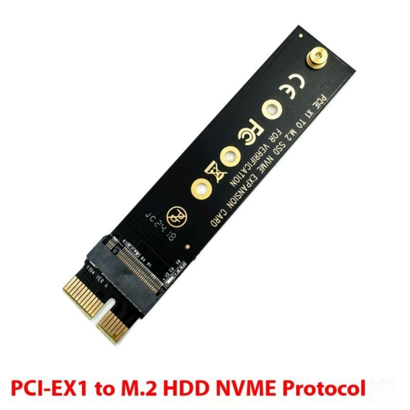 Fast Speed PCIE3.0 1X 16X Adapter Card for M.2 NVME Soilid Disks Testing on 1X/16X Slots Without Chip Required