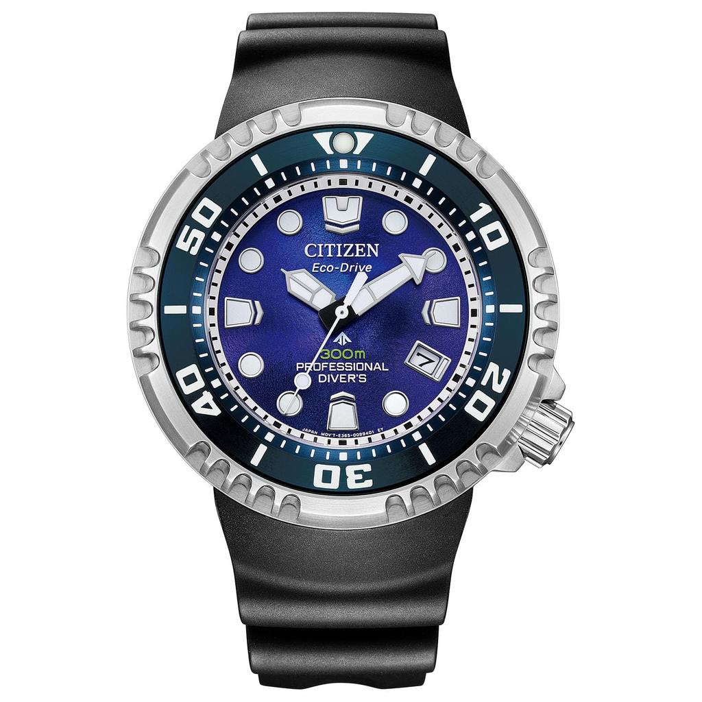 Wristwatch Promaster Waterproof UNITE with BLUE Limited Edition Silver Blue Watch Black [Citizen] Light-Powered Eco-Drive Diver's BN1025-08L Men's