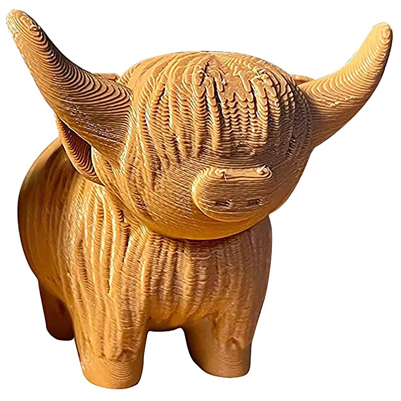 

Фигурка коровы Хайленда, забавный декор коровы Хайленда, милые подарки в виде коровы, орнамент коровы Хайленда, подарки коровы Хайленда One Size коричневый