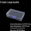 Multi-Purpose Clear Storage Box: Tackle, Stationery, Mask, Phone Case, Cable, Card Organizer
