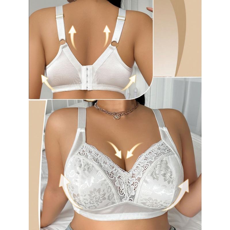 Women S Plus Size Minimizer Bra Shiny Pattern Pure Desire Lace Lingerie