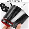 For Benz Smart 453 Fortwo 2016-2024 Carbon Fiber Air Conditioner Control Switch Frame Adjustment Trim Cover Decoration Sticker