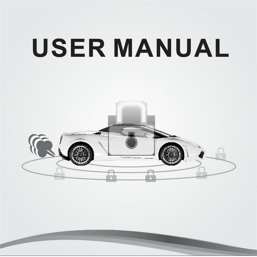 Universal 12V 2-Way Car Alarm Security System Remote Engine Start Anti-hijacking