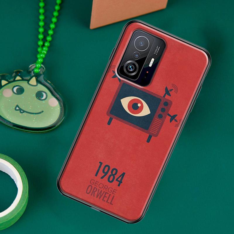 1984 George Orwell Fodral För POCO F5 X5 X3 Pro X4 F4 GT F3 M5s C40 Fodral För Xiaomi 13 12 Lite 11T 12T Pro 12X