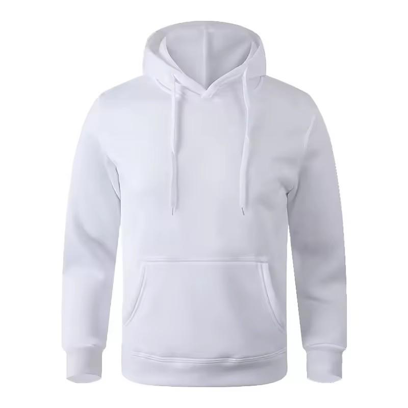 Womens Hooded Sweatshirt Casual Fleece Pullover Minimalist Black White Hoodie Outdoor Leisure