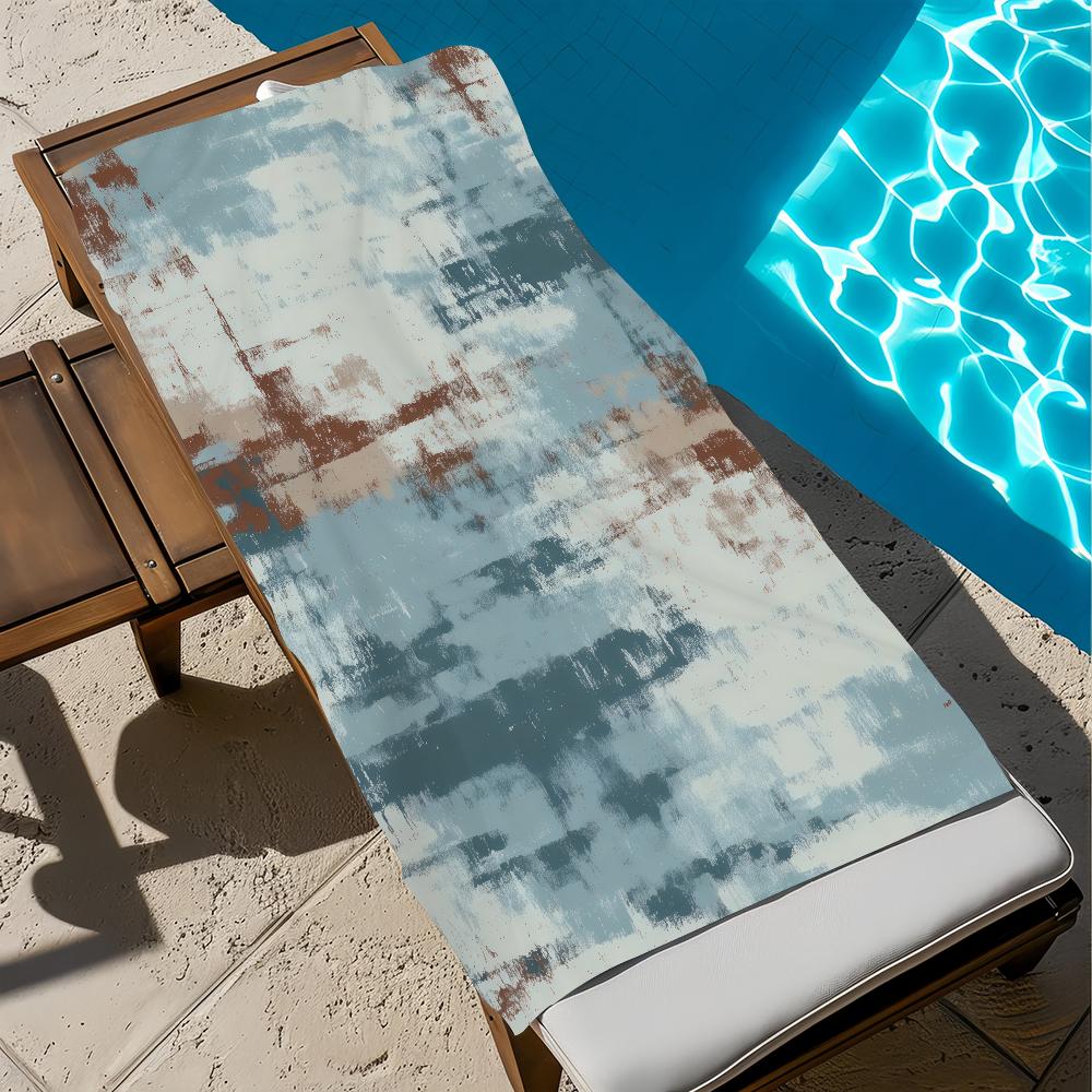Carpet Texture ART Towel Large Quick-Drying Microfiber soft Beach Towel for Travel Fitness Sauna Bathing Camping