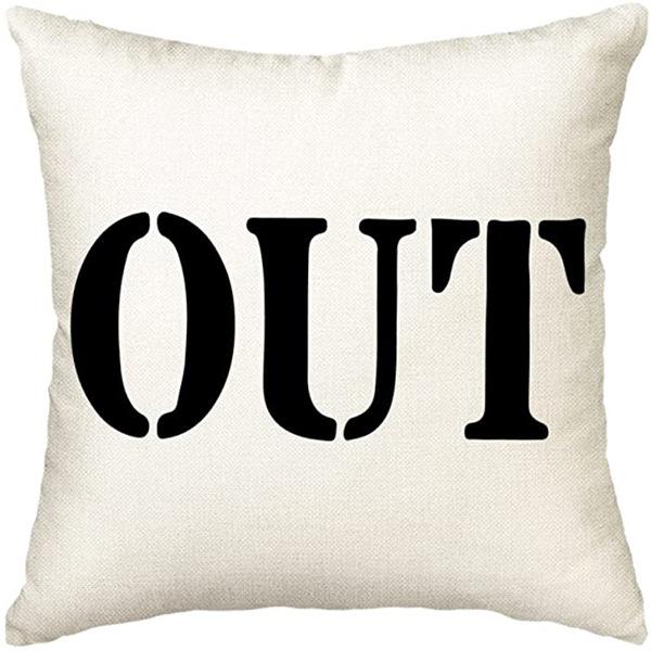 New Style Pillow Black and White Abstract Lines Simple Cushion Cover Living Room Office Sofa Pillow Cover