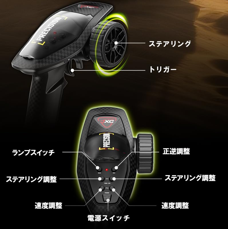 JXC Maßstab Land Cruiser LC80 Offiziell 4WD Auto mit Niedrig und Hoch Funktechnische Standards Genehmigt 112 Funkgesteuerter Crawler, Lizenziert, Offroad