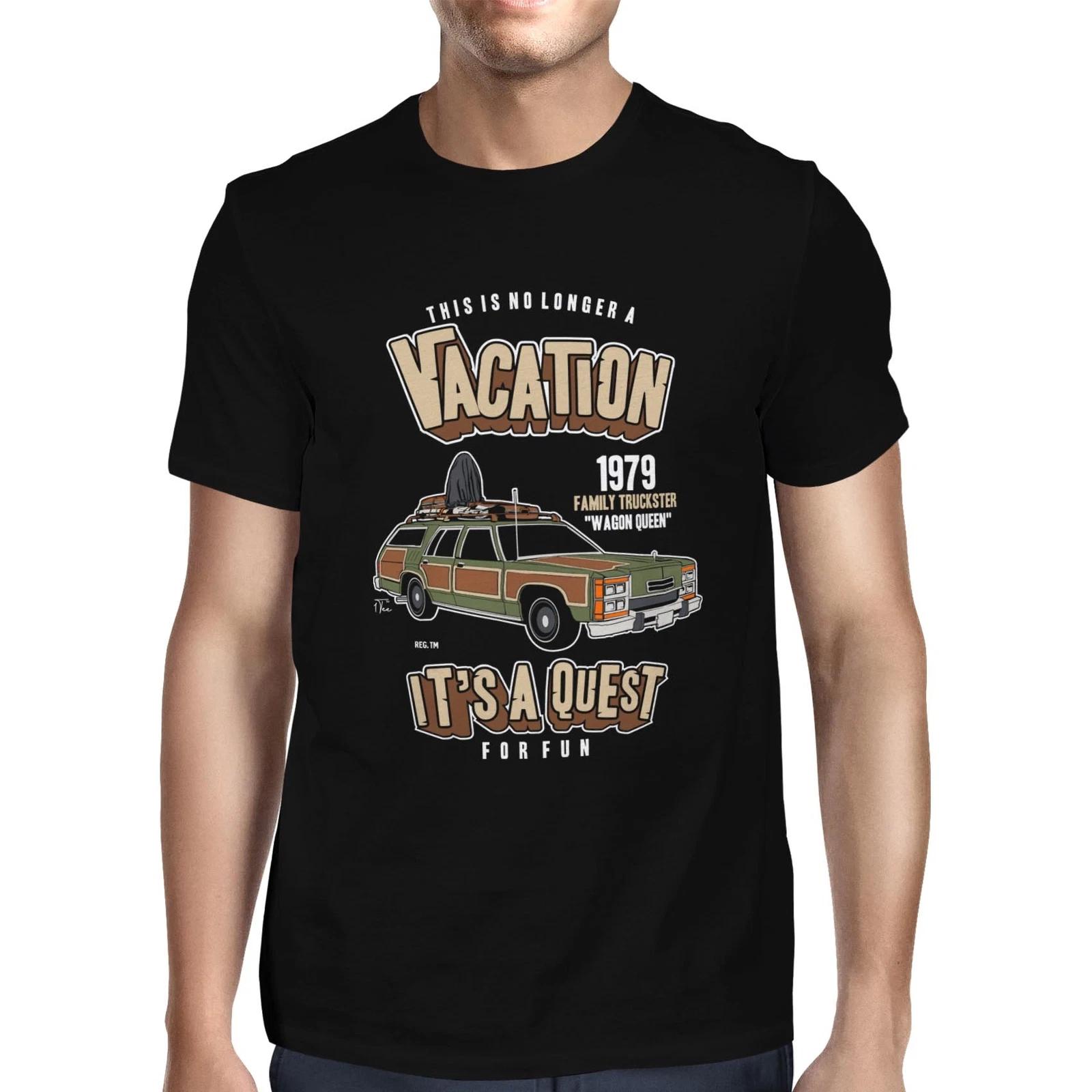 1Tee Mens It s No Longer A Vacation. It s A Quest. T-Shirt S