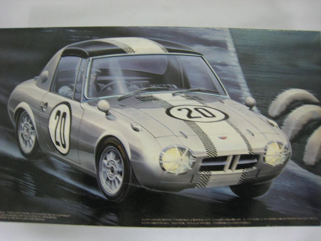 Toyota S800 winning car Tojiro Ukitani specification with silk screen decal 65’ GT-1