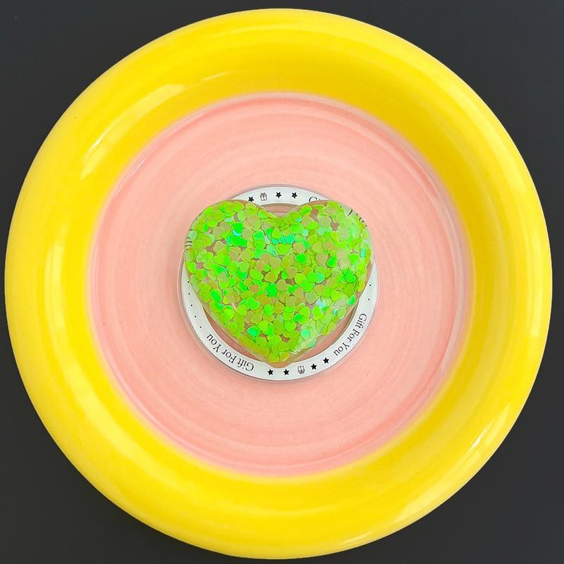 Magnetic Magsafe Back Adhesive Phone Airbag Bracket Glitter Drop Glue Love Desktop Watching Stand Women's Creative Design