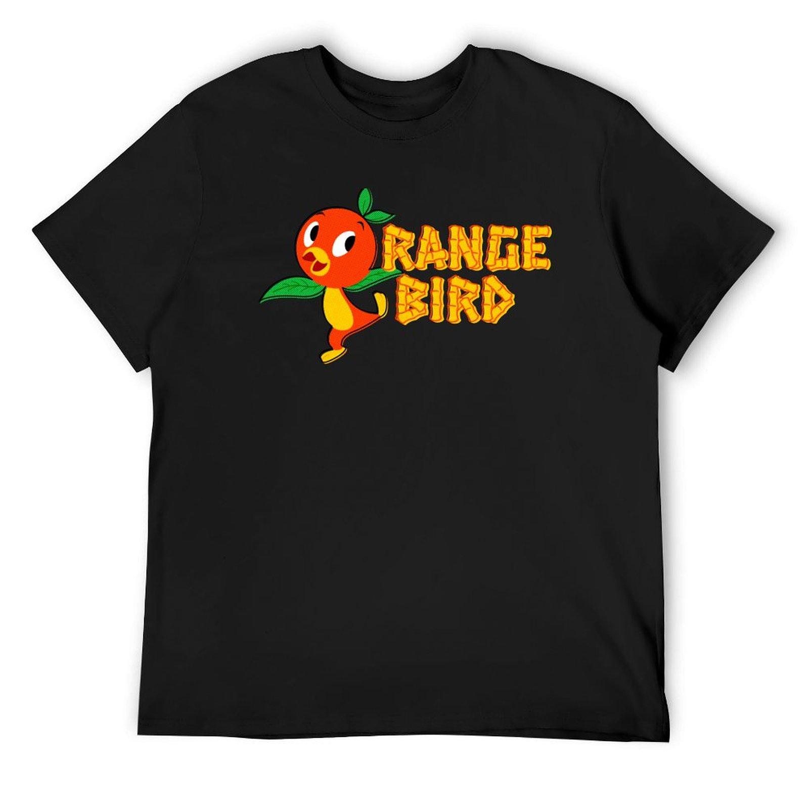 

Vintage Orange Bird T-Shirt shirts graphic tee summer tops Aesthetic clothing plus size men clothing 4XL