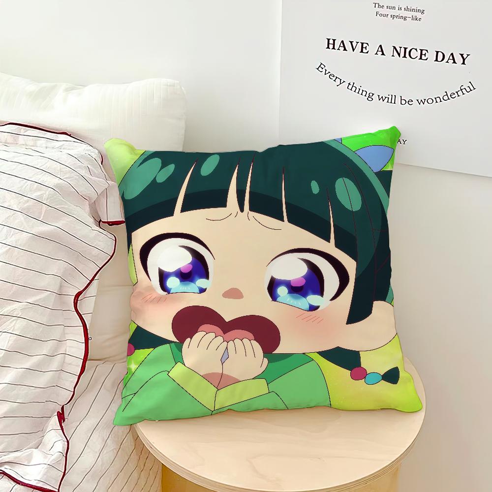 Anime Chibi Niedlich Die Apothekerin Maomao Weicher Kissenbezug für Sofa Wohnzimmer Homeoffice Dekor Schutzhüllen funda