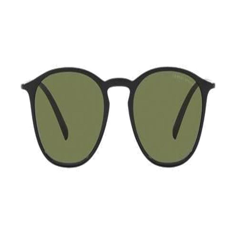 Armani GIORGIO George Lenses with English Letters Metal Irregular Shape Sunglasses Men s Black
