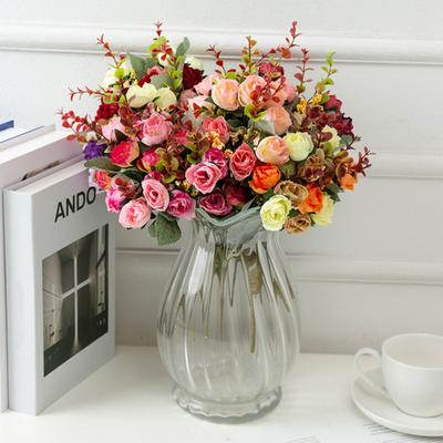 Artificial Rose Flower Soft Touch Easy Care Long Stem Table Centerpiece Fake
