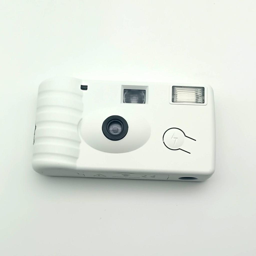 D76 Black and White Retro 35mm Disposable Point-and-Shoot Camera with Customizable Patterns