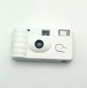 D76 Black and White Retro 35mm Disposable Point-and-Shoot Camera with Customizable Patterns