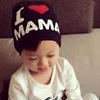 MILUJI MAMA PAPA jarní bavlněná dětská čepice dětská pletená čepice dětský baret pro děti ve věku 1-3 roky