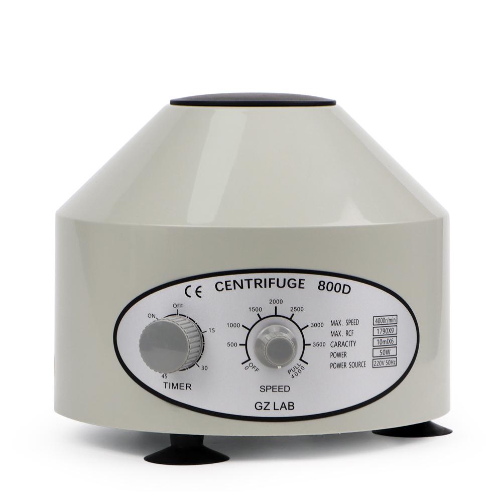 Laboratory Electric Centrifuge Low Speed Adjustable 4000rpm 1790xg 6*10ml Plasma Serum PRP PRF Separate Machine Timed Centrifuge
