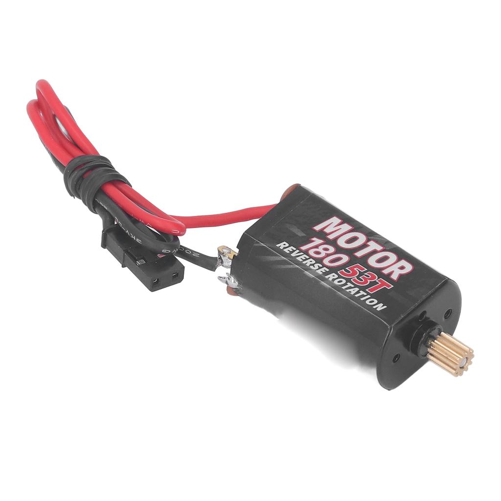 Brushed 53T Motor 180 Brushed Large Torque Motor for Traxxas TRX4M 118 Climbing Car Black