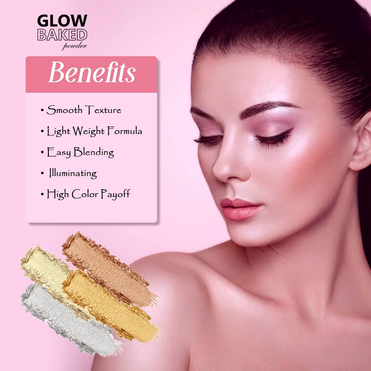 Пудра-хайлайтер Glow Baked Highlighter — фото 4