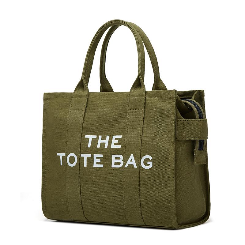 Women's Handbag Niche Design Commuter Crossbody Bag Trendy Letter Canvas Casual Shoulder Bag Women's Bag