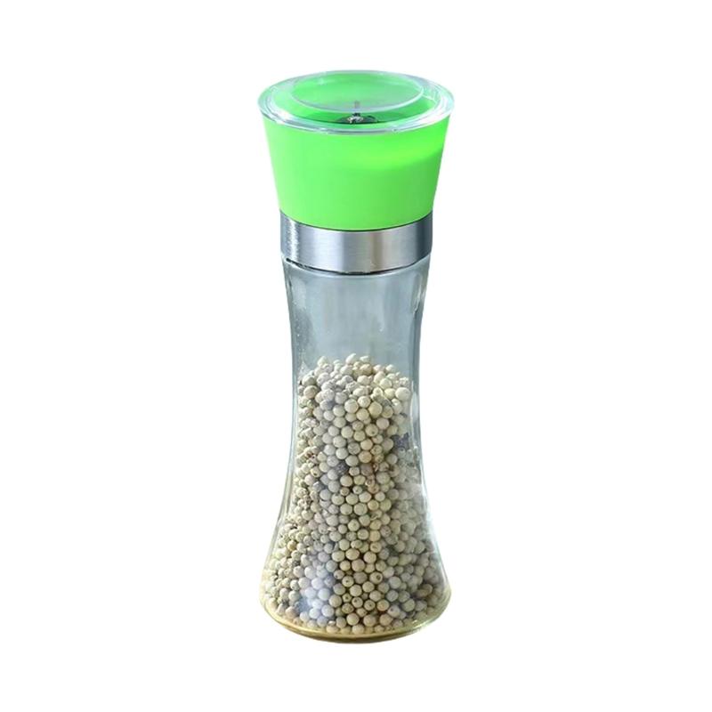 Manual Salt Grinder Peppers Manual Mill Glass Texture Spices Mill Kitchen Seasoning Tool Present for Baking Enthusiasts