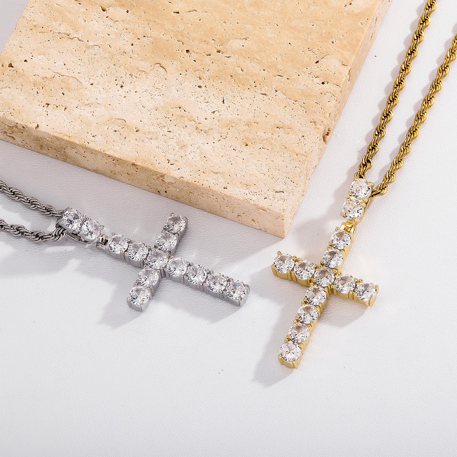 

Изысканное медное колье-чокер с подвеской на ключицу, инкрустированное цирконами, в стиле хип-хоп для женщин Silver White Zircon (DIY Clasp)