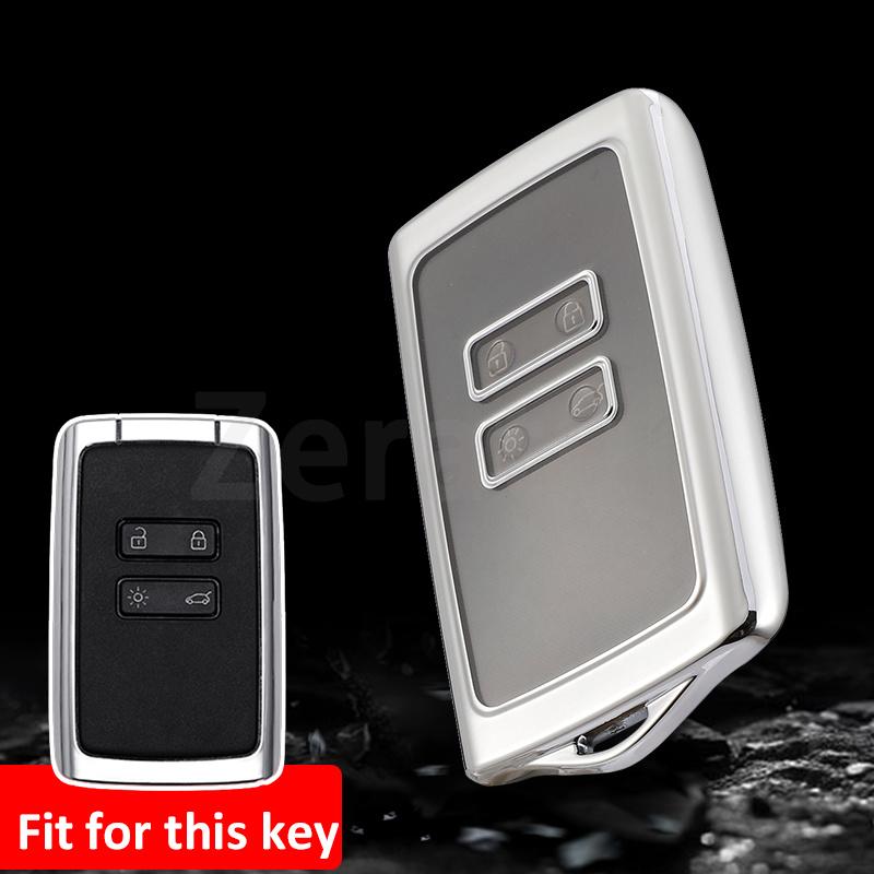 Tpu Auto Fob For Renault Captur Koleos Kadjar Arkana Megane Dacia Duster Sandero Stepway Smart Remote Control Car Key Case Cover