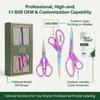 Industrial Modern Stainless Steel Sewing Shears Plastic Handle Colorful Multifunctional Fabric/Paper Cutting Tool