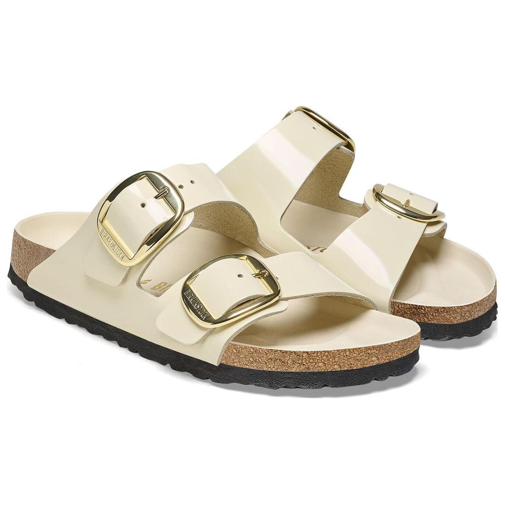 Birkenstock Arizona Big Buckle Fashion Double Buckle Breathable Slide Sandals Women Sandals Off-White 1026128