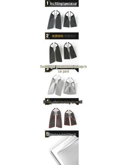 ID.6X Car Door Bowl Anti-Scratch Decorative Stickers (22 Pieces)